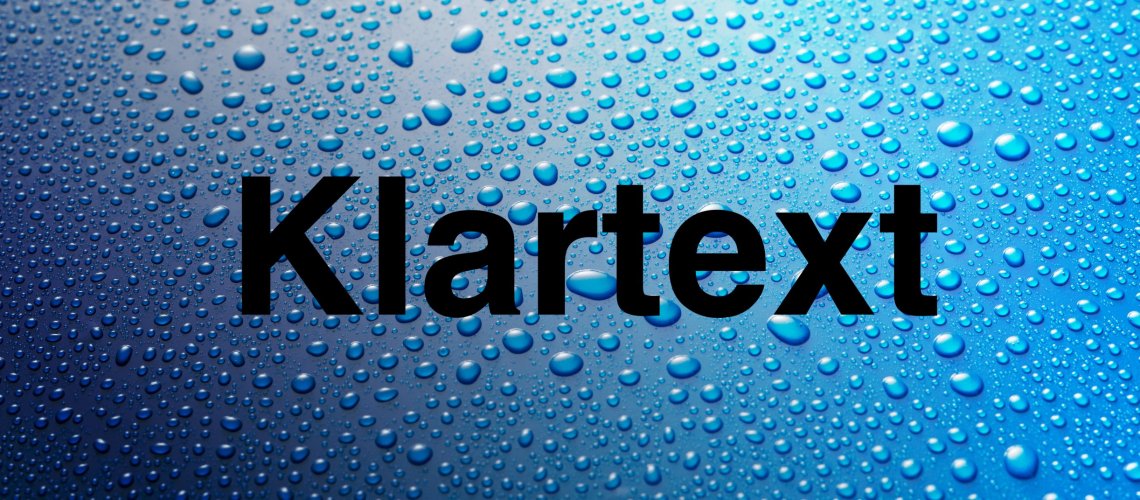 Panoramic banner of water drops from rain, dew or splashing on blue metal surface forming an abstract random background pattern